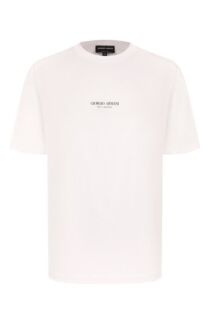 Хлопковая футболка Giorgio Armani