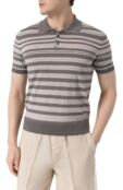 Поло из хлопка и шелка Corneliani 25M524-2525106 фото 3