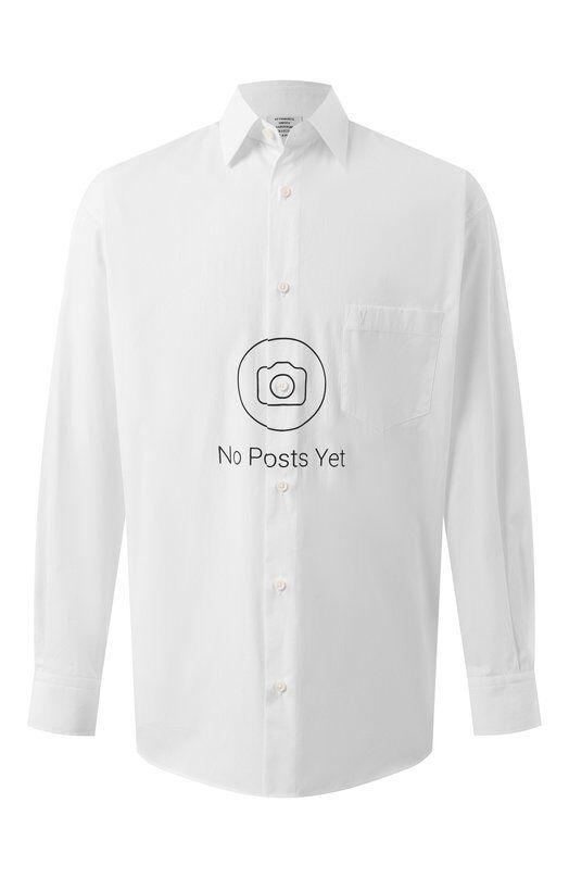 Хлопковая рубашка VETEMENTS UA66SH440W фото 1