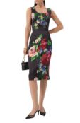 Атласное платье Dolce & Gabbana F6ZJ6T/FSIB5 фото 2