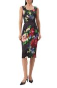 Атласное платье Dolce & Gabbana F6ZJ6T/FSIB5 фото 3