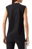 Хлопковый топ Balmain CF1ED001/BB02 фото 4