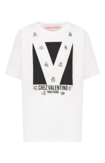 Хлопковая футболка Valentino
