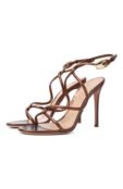 Кожаные босоножки Black Mamba 105 Gianvito Rossi G32533.15RIC.NIGCTRP фото 1