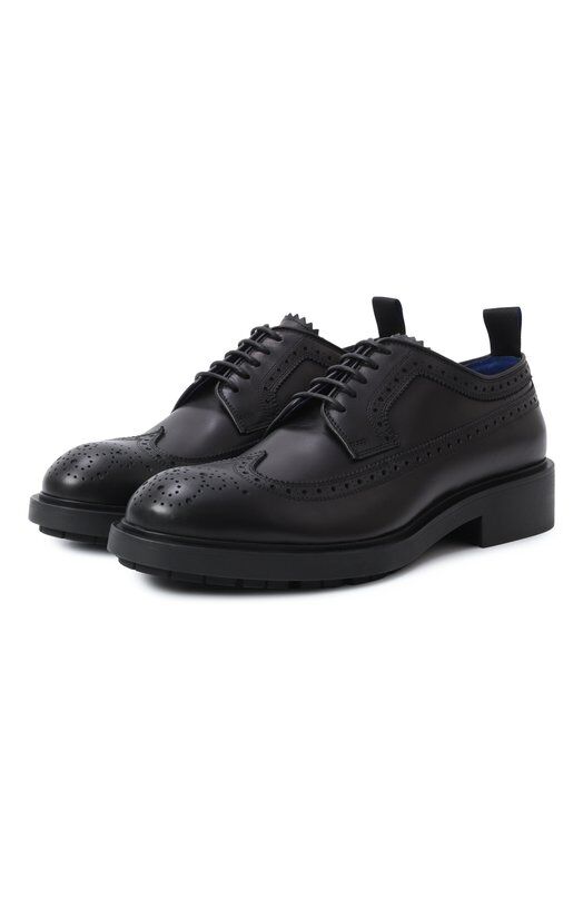 Кожаные дерби Burberry 8101554 фото 1