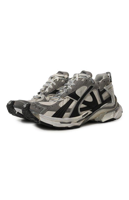 Текстильные кроссовки Runner Balenciaga 772774/W3RNY фото 1