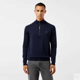 Мужской свитер Lacoste из смеси шерсти и хлопка