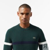 Мужской свитер Lacoste Relaxed Fit в полоску фото 3