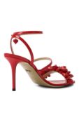Кожаные босоножки Puffy Heart 85 Mach & Mach SS25-S0895-85-PAT-RED фото 5
