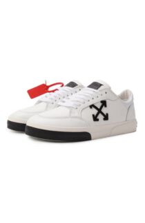 Кожаные кеды New Low Vulcanized Off-White