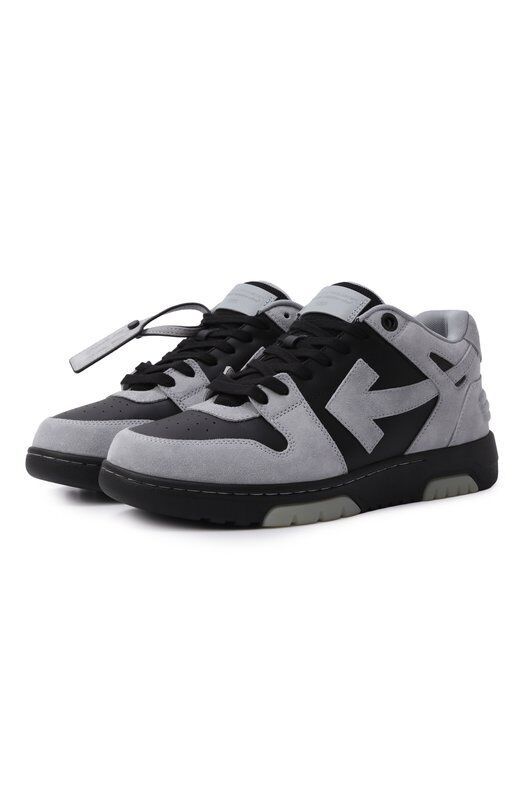 Замшевые кеды Out of Office Off-White 0MIA189S25LEA007 фото 1