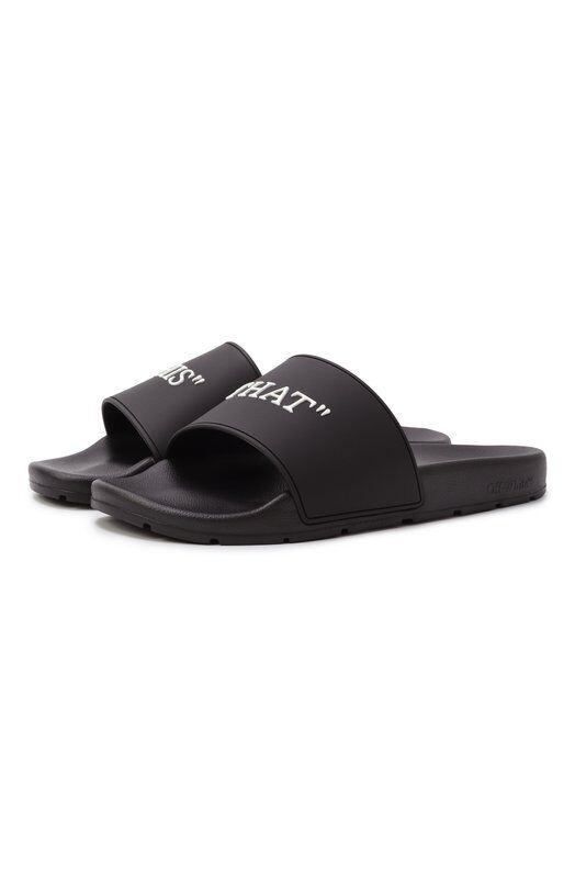 Шлепанцы This That Slider Off-White 0MIU003S25MAT001 фото 1