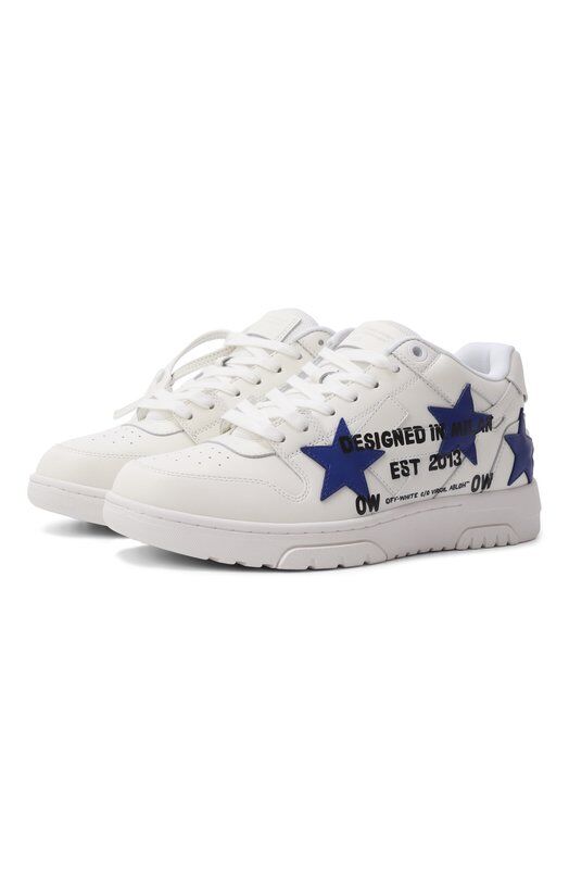Комбинированные кеды Out Of Office Off-White 0MIA189S25LEA00D фото 1