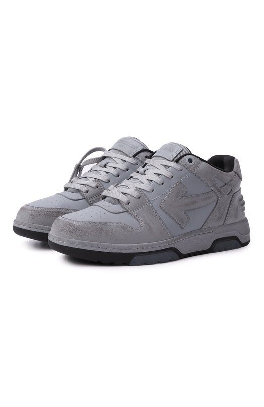 Комбинированные кеды Out Of Office Off-White 0MIA189S25LEA006 фото 1