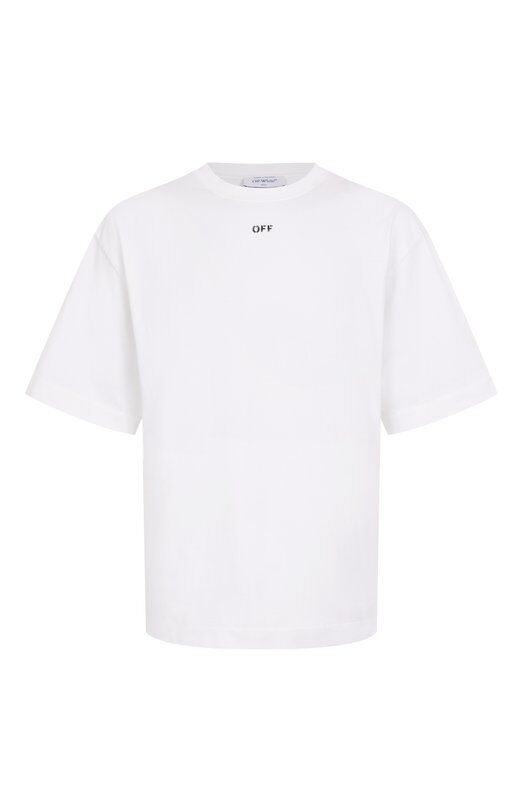 Хлопковая футболка Off-White 0MAA120S25JER00F фото 1