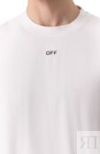 Хлопковая футболка Off-White 0MAA120S25JER00F фото 5