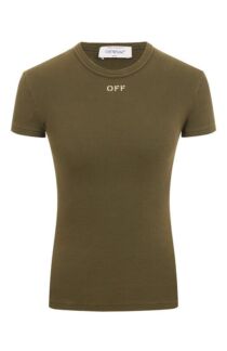 Хлопковая футболка Off-White