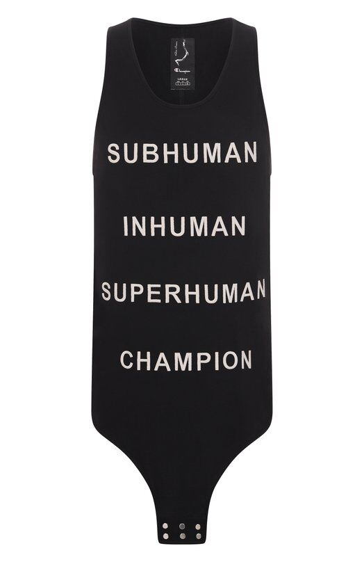 Хлопковая майка Rick Owens x Champion Rick Owens CM01E1678/CHJG фото 1