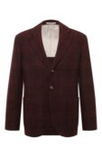 Пиджак из шерсти и шелка Brunello Cucinelli MY4377BND фото 1