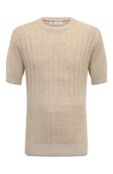 Джемпер изо льна и хлопка Brunello Cucinelli M2L70B2273 фото 1