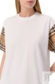 Хлопковая футболка Burberry 8073029 фото 5