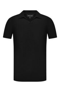Поло из вискозы Giorgio Armani