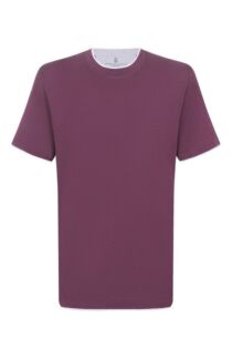 Хлопковая футболка Brunello Cucinelli