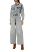 Джинсовый комбинезон 7 For All Mankind JSRUC650SH фото 3