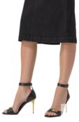 Кожаные босоножки Safety Pin Balmain EN1UH080/LNAP фото 3