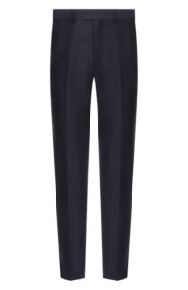 Брюки из шерсти и хлопка Emporio Armani