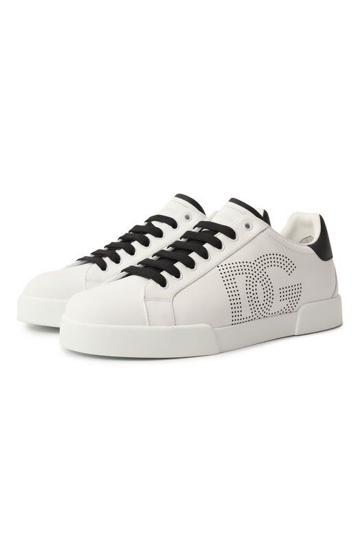 Кожаные кеды Portofino Dolce & Gabbana CS2277/AV066 фото 1