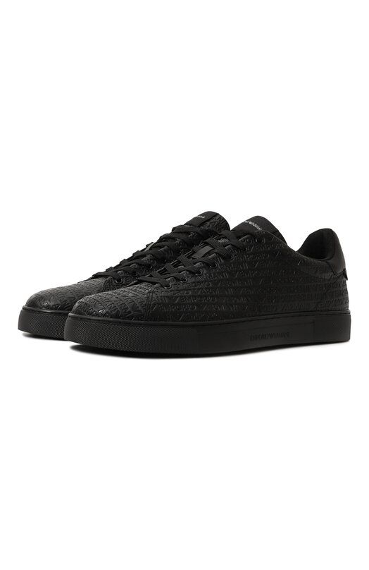 Кожаные кеды Emporio Armani X4X670/XD432 фото 1