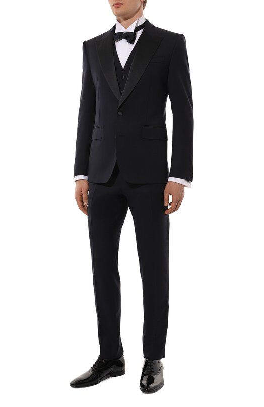 Шерстяной смокинг Dolce & Gabbana GKPUMT/FUBE7 фото 1