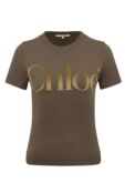 Хлопковая футболка Chloé CHC24WJH03184 фото 1