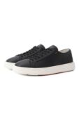 Кожаные кеды Cleanic Santoni MBCG21571BARCMMD фото 1