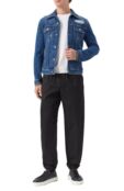 Кожаные кеды Cleanic Santoni MBCG21571BARCMMD фото 2