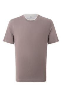 Хлопковая футболка Brunello Cucinelli