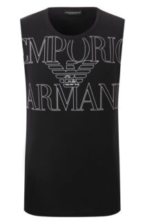 Хлопковая майка Emporio Armani