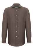 Льняная рубашка Brunello Cucinelli MM6950028 фото 1