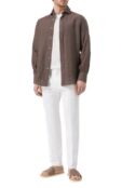 Льняная рубашка Brunello Cucinelli MM6950028 фото 2