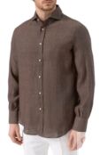 Льняная рубашка Brunello Cucinelli MM6950028 фото 3