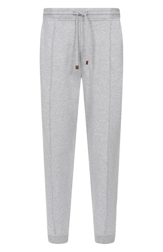 Хлопковые джоггеры Brunello Cucinelli MW8633315G фото 1
