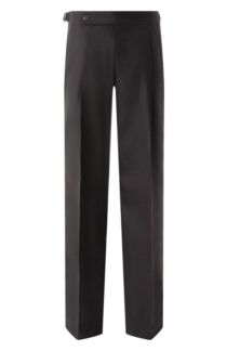 Брюки из шерсти и шелка Brunello Cucinelli