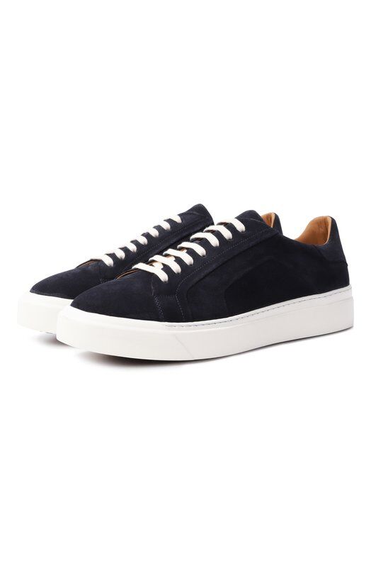 Замшевые кеды Kiton USSA268N0119007 фото 1