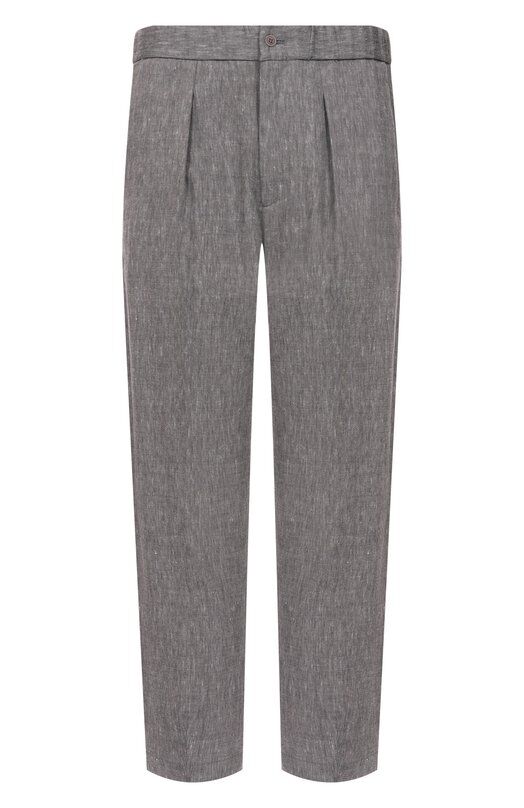 Брюки изо льна и шерсти Giorgio Armani GM000576/TE14457 фото 1