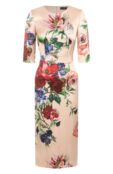 Атласное платье Dolce & Gabbana F6EAJT/FSIB5 фото 1