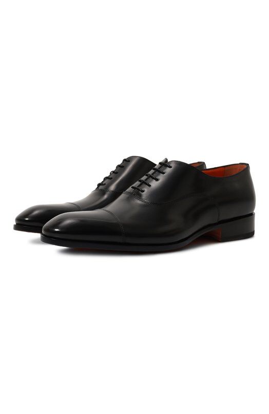 Кожаные оксфорды Carter Santoni MCCG12474JC6I0BR фото 1