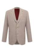Пиджак изо льна и шерсти Brunello Cucinelli MS4607BND фото 1