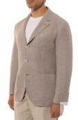 Пиджак изо льна и шерсти Brunello Cucinelli MS4607BND фото 3