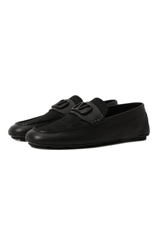 Кожаные мокасины VLogo Signature Valentino 5Y2S0G30/GRG фото 1